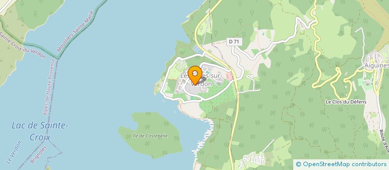 localisation de l'entreprise MONSIEUR GEORGES TANGANELLI à LES SALLES-SUR-VERDON