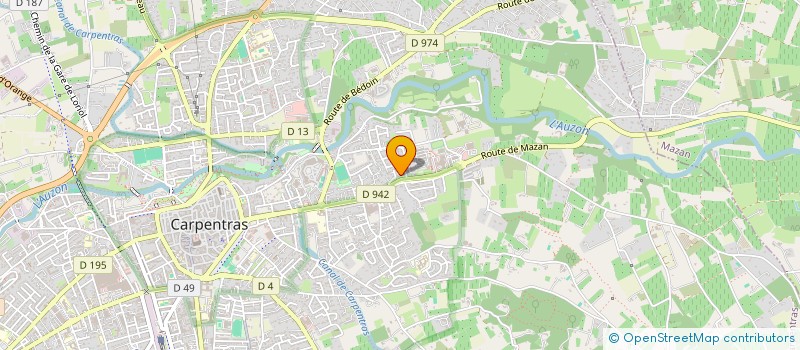 localisation de l'entreprise MONSIEUR GEORGES TARDIEU  CARPENTRAS