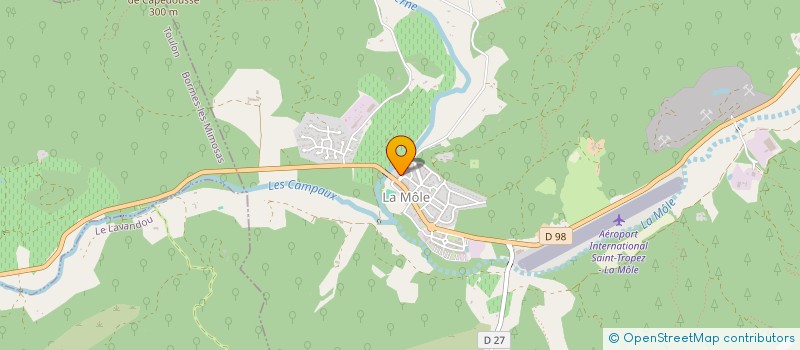 localisation de l'entreprise MONSIEUR GEORGES TAREAU  LA MOLE