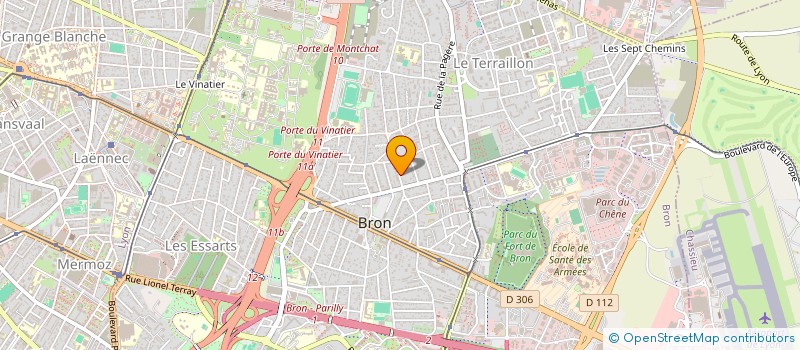 localisation de l'entreprise MONSIEUR GEORGES TEILLON  BRON