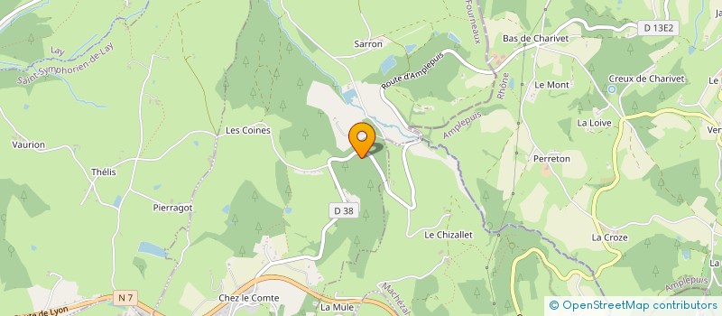 localisation de l'entreprise MONSIEUR GEORGES TESSONNIER  LAY