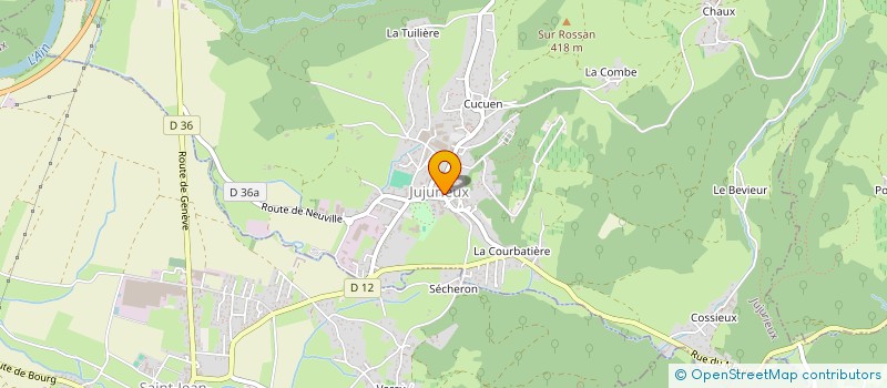 localisation de l'entreprise MONSIEUR GEORGES THEURET à JUJURIEUX