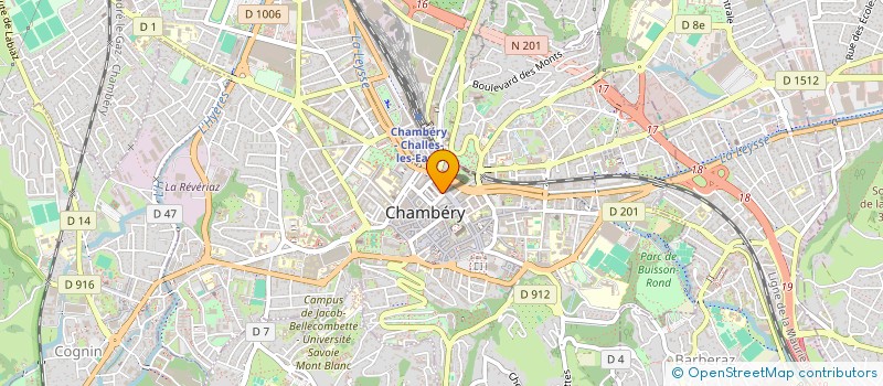 localisation de l'entreprise MONSIEUR GEORGES THIBAUD  CHAMBERY