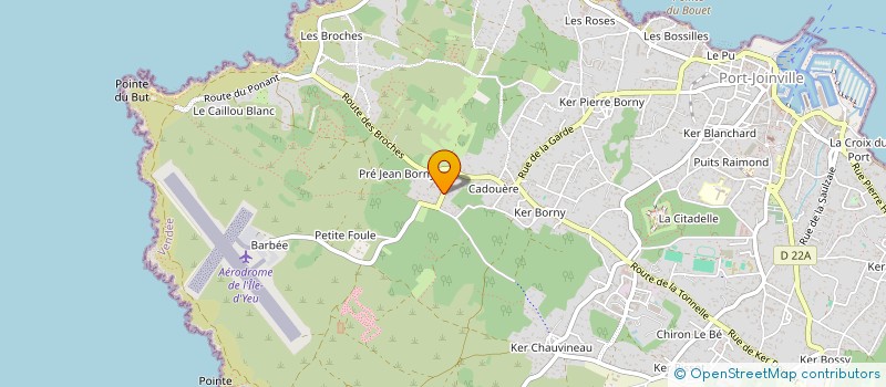localisation de l'entreprise MONSIEUR GEORGES THIBAUT à L'ILE-D'YEU