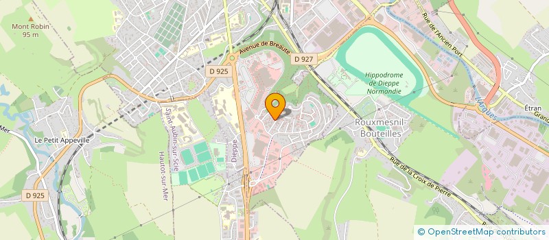 localisation de l'entreprise MONSIEUR GEORGES THIEBAUT  DIEPPE