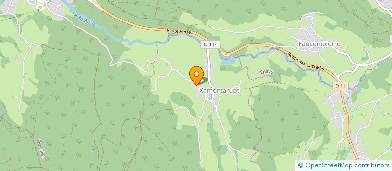 localisation de l'entreprise MONSIEUR GEORGES THIERY  XAMONTARUPT