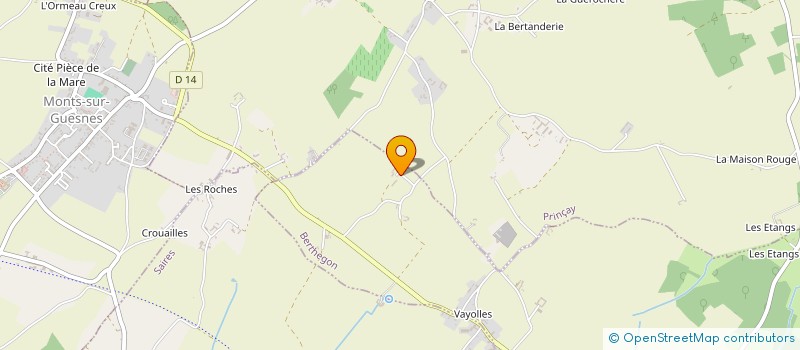 localisation de l'entreprise MONSIEUR GEORGES THIOLET à BERTHEGON