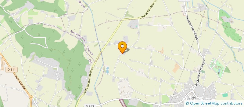 localisation de l'entreprise MONSIEUR GEORGES THOLOMET  MONTMEYRAN