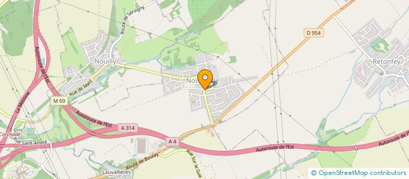 localisation de l'entreprise MONSIEUR GEORGES TINTILLIER  NOISSEVILLE