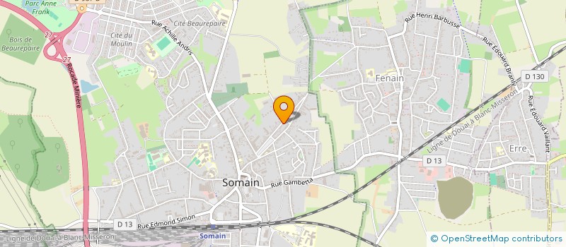 localisation de l'entreprise MONSIEUR GEORGES TISON à SOMAIN
