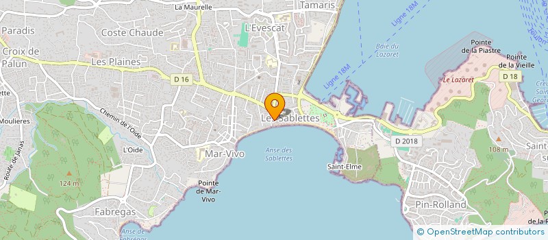 localisation de l'entreprise MONSIEUR GEORGES TORTI  LA SEYNE-SUR-MER