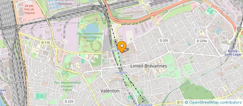 localisation de l'entreprise MONSIEUR GEORGES TOUBE MBOLLO  LIMEIL-BREVANNES