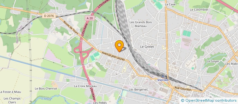 localisation de l'entreprise MONSIEUR GEORGES TOUPET  VIERZON