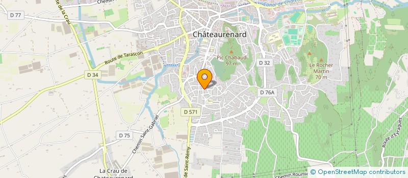 localisation de l'entreprise MONSIEUR GEORGES TOUSSAINT à CHATEAURENARD