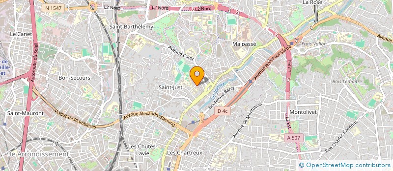 localisation de l'entreprise MONSIEUR GEORGES TRAVERSE à MARSEILLE