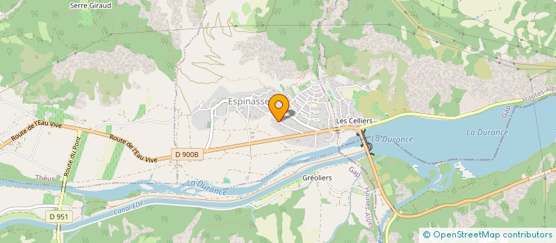 localisation de l'entreprise MONSIEUR GEORGES TRINDADE  ESPINASSES