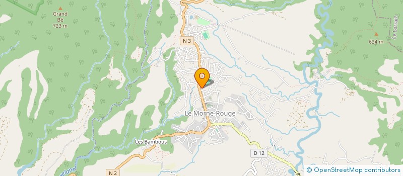 localisation de l'entreprise MONSIEUR GEORGES TROBRILLANT  LE MORNE-ROUGE