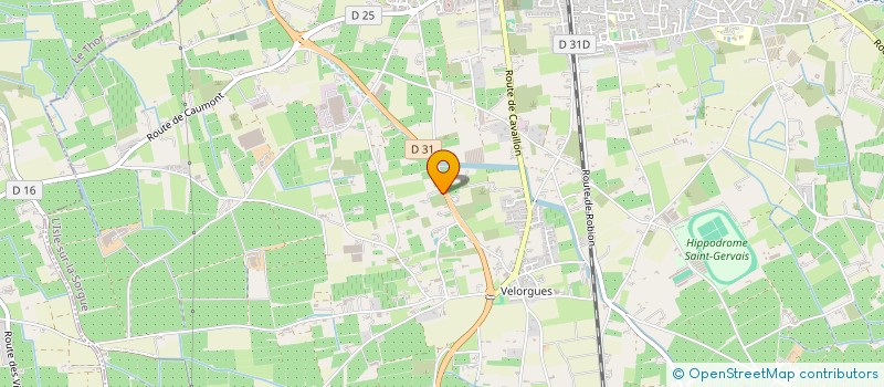 localisation de l'entreprise MONSIEUR GEORGES TRONC  SAINT-APOLLINAIRE