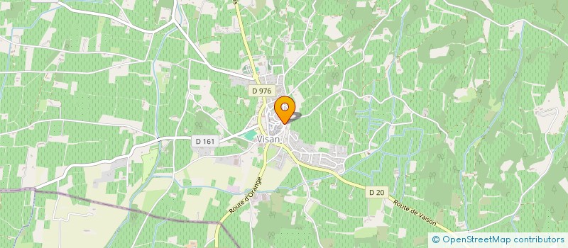 localisation de l'entreprise MONSIEUR GEORGES TRUC  VISAN