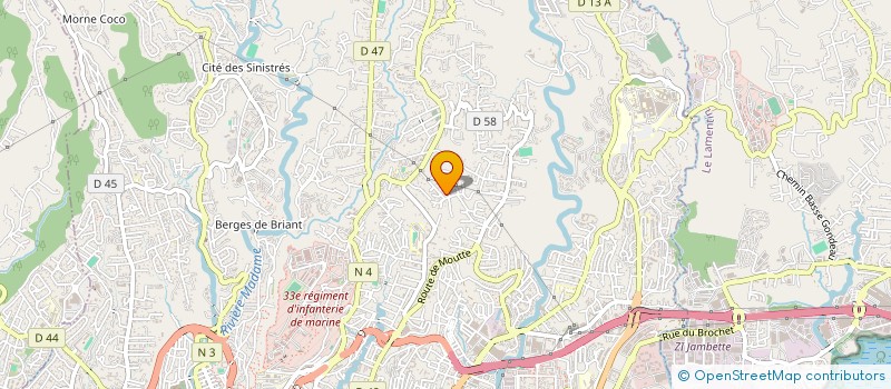 localisation de l'entreprise MONSIEUR GEORGES TURIAF  FORT-DE-FRANCE