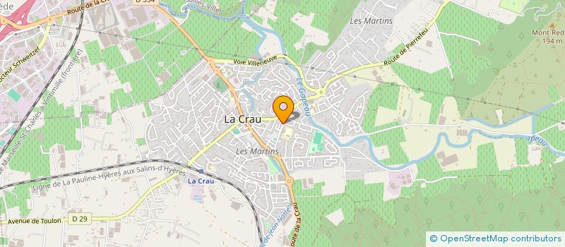 localisation de l'entreprise MONSIEUR GEORGES TURIER  LA CRAU