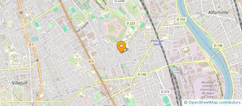 localisation de l'entreprise MONSIEUR GEORGES UZAN  VITRY SUR SEINE