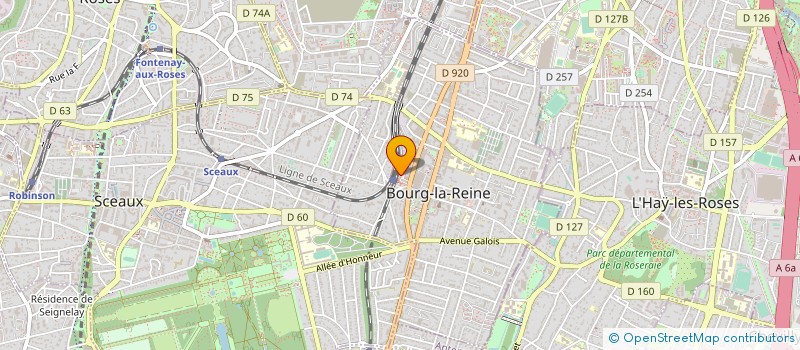 localisation de l'entreprise MONSIEUR GEORGES VALENCE à BOURG-LA-REINE