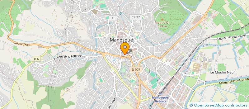 localisation de l'entreprise MONSIEUR GEORGES VAN COPPENOLLE à MANOSQUE