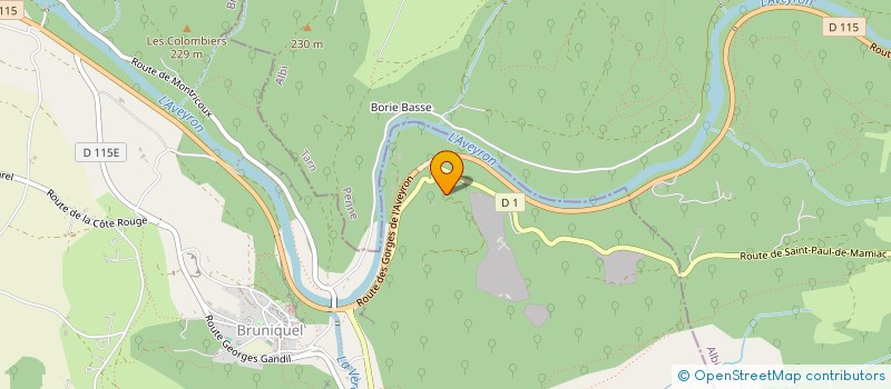 localisation de l'entreprise MONSIEUR GEORGES VANDEN BERGHE  BRUNIQUEL