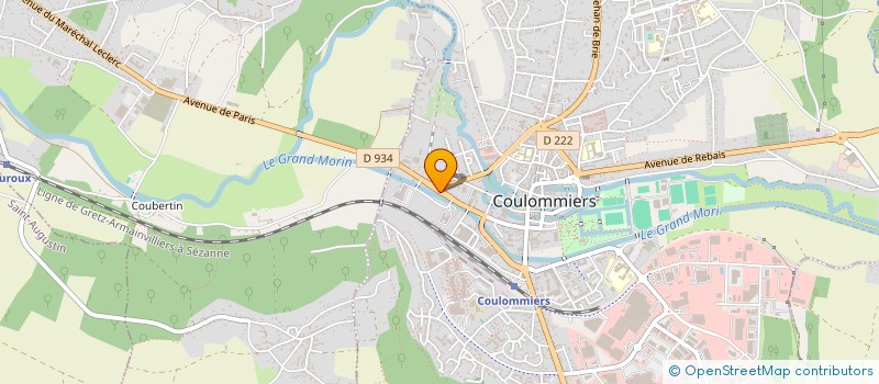 localisation de l'entreprise MONSIEUR GEORGES VANDERVEKEN à COULOMMIERS