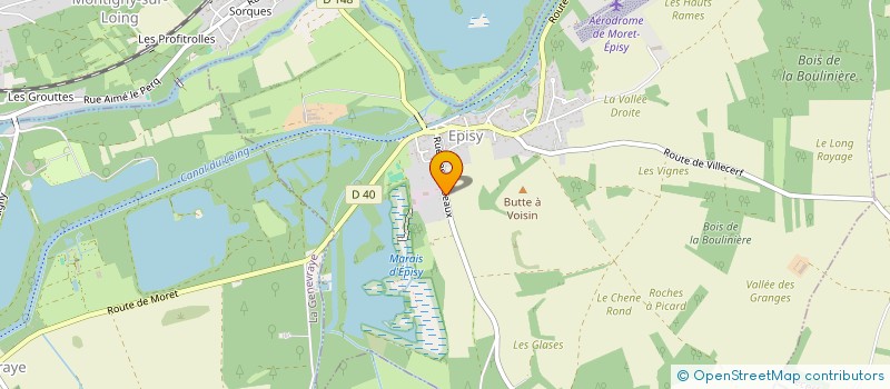 localisation de l'entreprise MONSIEUR GEORGES VANNESTE à MORET-LOING-ET-ORVANNE