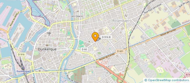 localisation de l'entreprise MONSIEUR GEORGES VANNORENBERGHE à DUNKERQUE