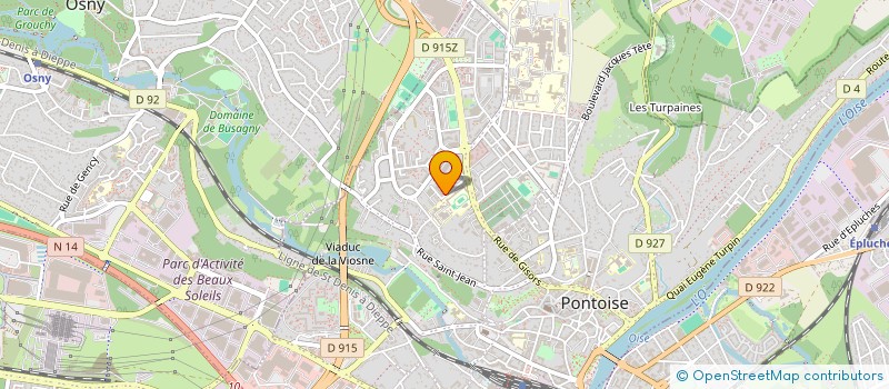 localisation de l'entreprise MONSIEUR GEORGES VARANDAS  PONTOISE