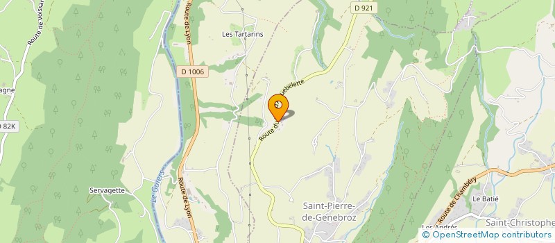 localisation de l'entreprise MONSIEUR GEORGES VASSAL  SAINT-PIERRE-DE-GENEBROZ