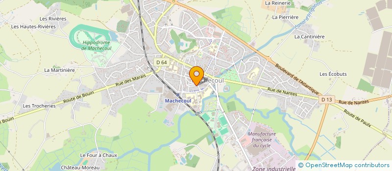 localisation de l'entreprise MONSIEUR GEORGES VERDIER à MACHECOUL-SAINT-MEME