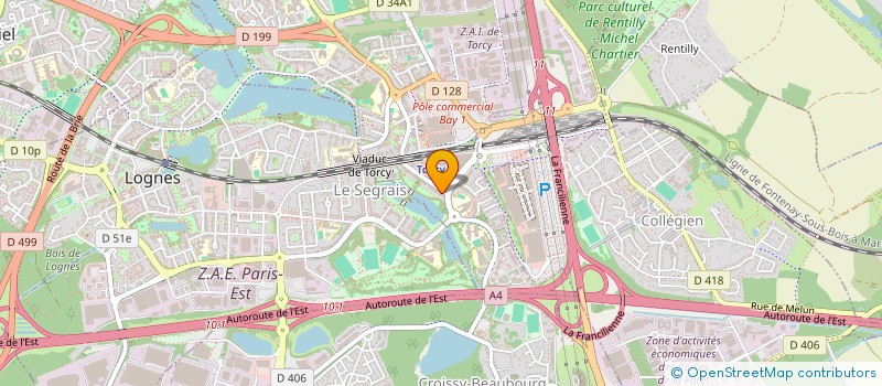 localisation de l'entreprise MONSIEUR GEORGES VERMEIREN  TORCY