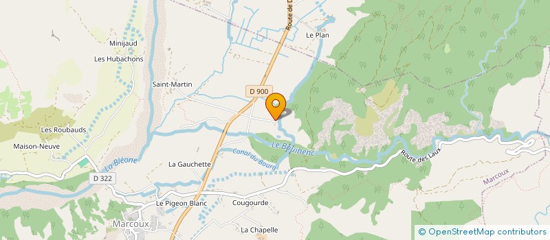 localisation de l'entreprise MONSIEUR GEORGES VERNET  LE BRUSQUET