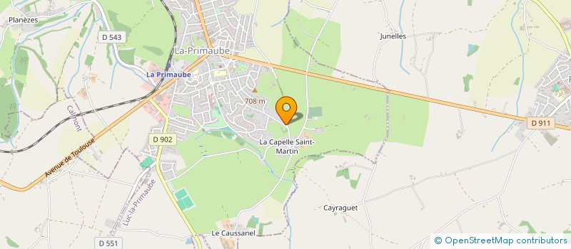 localisation de l'entreprise MONSIEUR GEORGES VERNHES  LUC-LA-PRIMAUBE