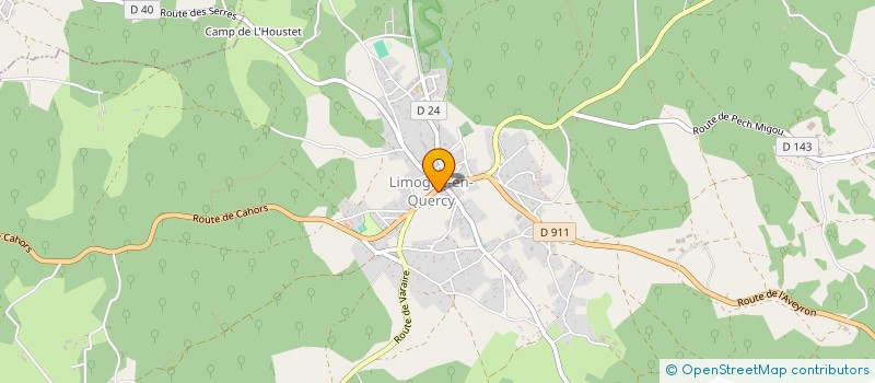 localisation de l'entreprise MONSIEUR GEORGES VEROUGSTRAETE  LIMOGNE-EN-QUERCY