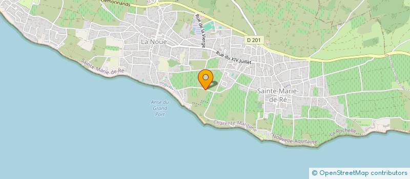 localisation de l'entreprise MONSIEUR GEORGES VERRIER  SAINTE-MARIE-DE-RE