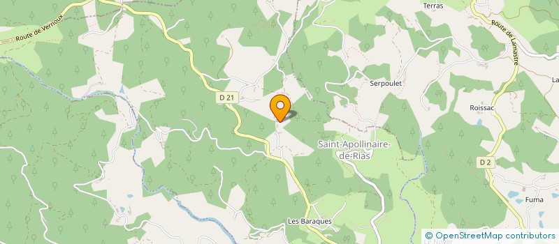 localisation de l'entreprise MONSIEUR GEORGES VEY  SAINT-APOLLINAIRE-DE-RIAS