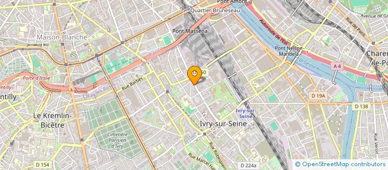 localisation de l'entreprise MONSIEUR GEORGES VICTOIRE  IVRY-SUR-SEINE