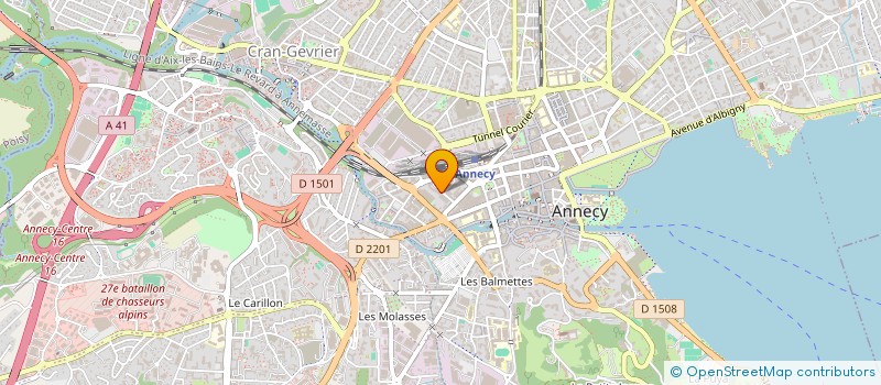 localisation de l'entreprise MONSIEUR GEORGES VIDAL à ANNECY
