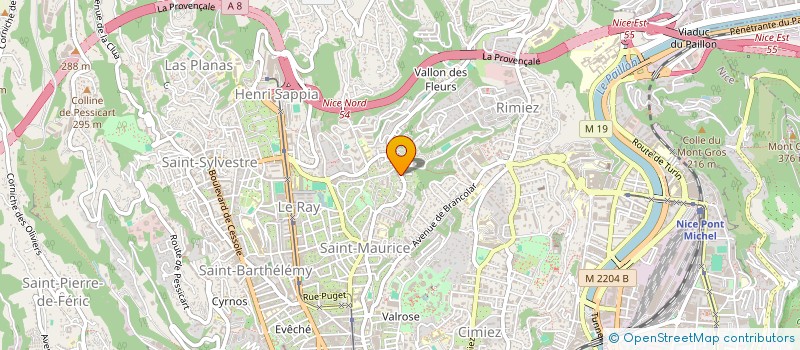 localisation de l'entreprise MONSIEUR GEORGES VIDAL à NICE