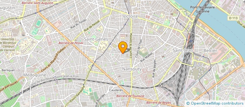 localisation de l'entreprise MONSIEUR GEORGES VIGUIER  BORDEAUX