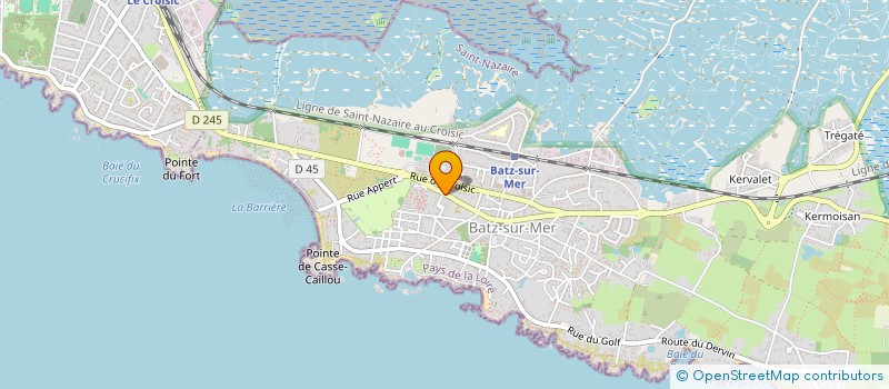 localisation de l'entreprise MONSIEUR GEORGES VILLENEUVE  BATZ-SUR-MER