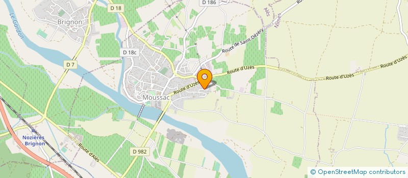 localisation de l'entreprise MONSIEUR GEORGES VINCI  MOUSSAC