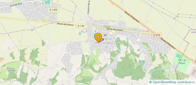 localisation de l'entreprise MONSIEUR GEORGES VINTERSTEIN  SAINT-PIERRE-DE-CHANDIEU