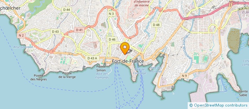 localisation de l'entreprise MONSIEUR GEORGES VIRASSAMY  FORT-DE-FRANCE