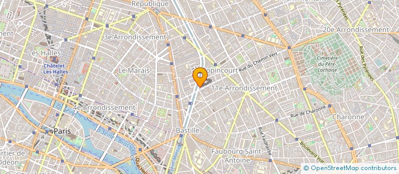 localisation de l'entreprise MONSIEUR GEORGES VIRATELLE à PARIS